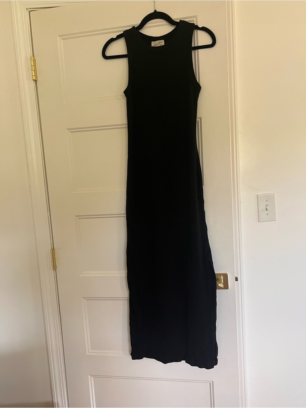 Universal Thread Black Sleeveless Maxi Dress